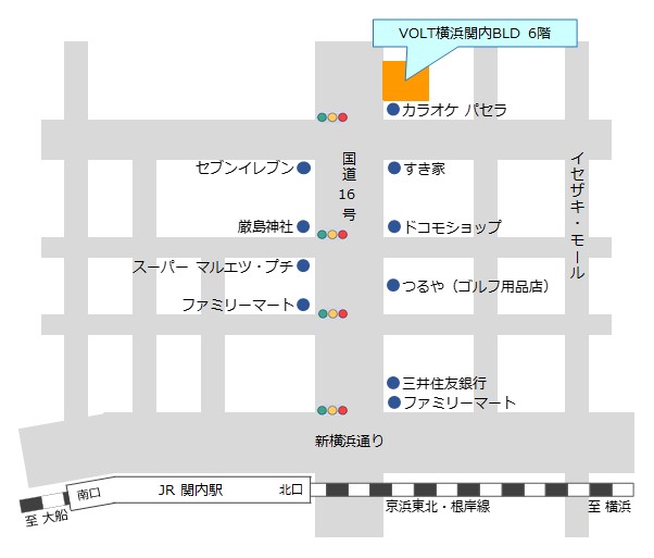 横浜システムセンターの地図
