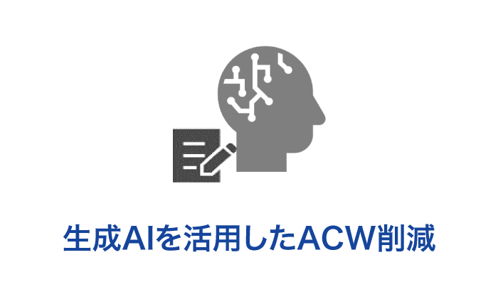 生成AIを活用したACW低減