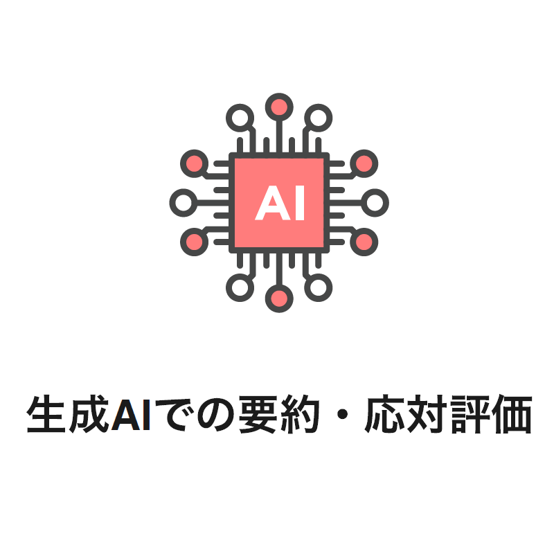 ⽣成AIでの要約・応対評価