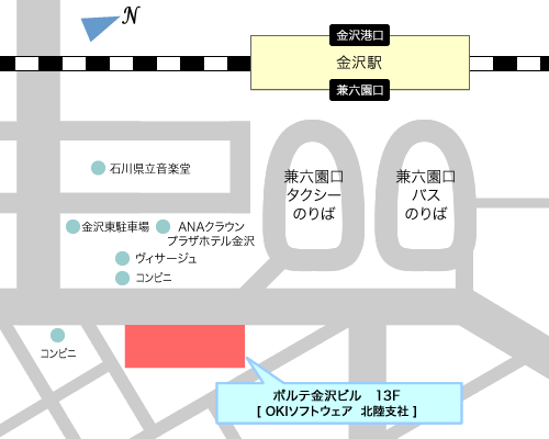 北陸システムセンターの地図